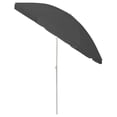 thumbnail image 4 of vidaXL Beach Umbrella Anthracite 240 cm, 4 of 5