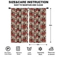 thumbnail image 2 of Blackout Kids Curtains,Red Christmas Collage Pattern Childrens Insulated Curtains Set Of 2,Bedroom Essentials,Toddler Room Decor 42"x84", 2 of 5