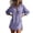 CAC75-Light Purple, variant on Lumtrix Women Swimsuit Coverup Shirt Dress Button Down Long Sleeve Bathing Suit Cover Up Beach Travel Vacation Tunic Tops Royal Blue L
