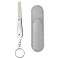 thumbnail image 1 of Nail Care Tool Set 1 Set Silver Double Sided for Manicure Trimming Shaping Smoothing Rough Edges Diy Nail Art, 1 of 8