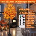 thumbnail image 4 of cm LED Fall Tree with Lights LED Lighted Maple Tree with Timer LED Maple Tree with Lights for Fall&Thanksgiving Decor Prelit Artificial Maple Tree for Outdoor&Indoor Decor., 4 of 9