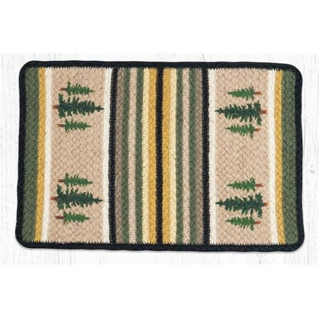 

Capitol Importing 59-PMV116TT 13 x 19 in. V-116 Tall Timbers Oblong Printed Braided Placemat