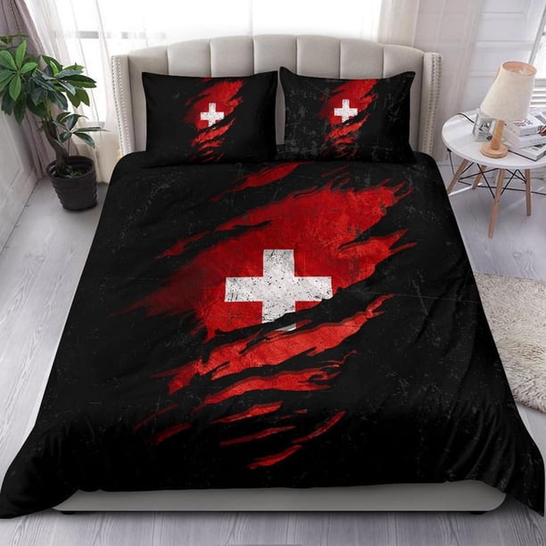 Juego de cama Suiza En Mí Especial Estilo Grunge RLT13