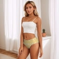 thumbnail image 4 of Womens Underwear - No Show Seamless Underwear for Women, Cute Fried Egg Yellow Soft Stretch Women's Panties, Hipster Ladies Panties Breathable Bikini Underwear Briefs, 4 of 5