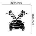 thumbnail image 4 of Sports Wall Decals for Boys Bedroom - Super fast Racing Car Car DIY & Creativity Boy Girl Bedroom Wall Sticker - Size: 20 In x 18 In, 4 of 5
