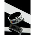 thumbnail image 3 of QALO Men's White/Black CF Nascar Strata Ring Size 08, 3 of 4