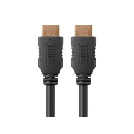 Monoprice HDMI Cable - 30 Feet - Black | High Speed, 4K@60Hz HDR, 18Gbps, 26AWG, YUV 4:4:4, Compatible with UHD TV and More - Select Series