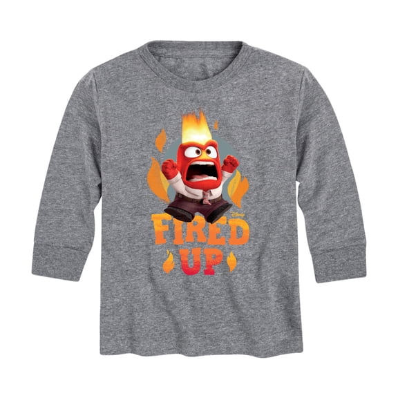 Inside Out - Fired Up - Toddler And Youth Long Sleeve Graphic T-Shirt