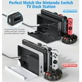 thumbnail image 6 of Controller Charging Dock Station Compatible with Nintendo Switch & OLED Model Joycons,with 9 Game Slots(Joy cons not including), 6 of 6