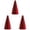 Red, variant on 3-4PC Paper Christmas Tree 3D Honeycomb Centerpiece Table Decorations Modern Accordion Folded Ornaments for Home Holiday Indoor Winter Seasonal Ornaments Weddings Festive Supplies