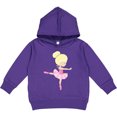 thumbnail image 2 of Inktastic Ballerina, Ballet Girl, Ballet Dance, Blonde Hair Toddler Hoodie, 2 of 4