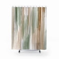 thumbnail image 4 of Sage Shower Curtain Earthy Shower Curtain Green Bathroom Decor Boho Minimalist Shower Curtain Watercolor Shower Curtain Tan Neutral Decor 60x72in, 4 of 5