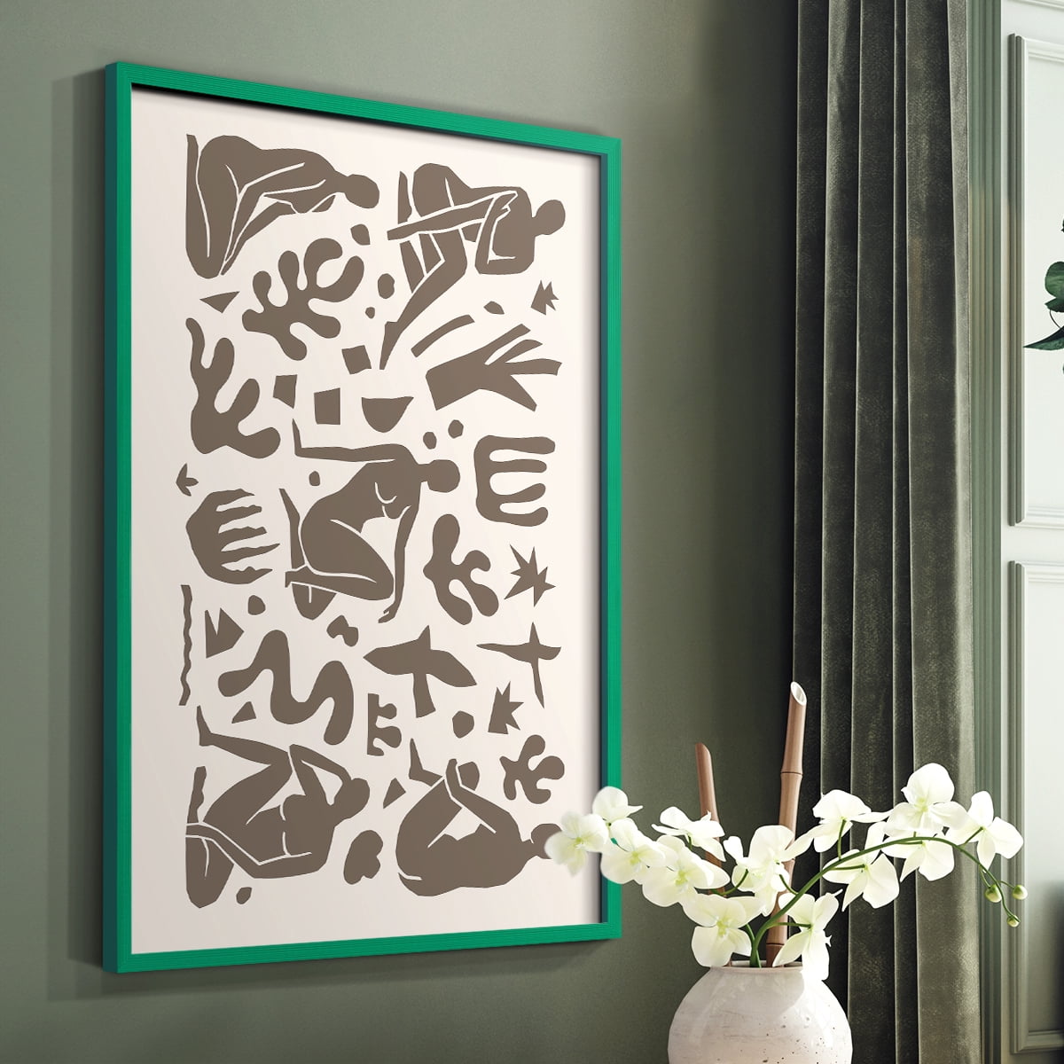 Matisse CCXXXIV in Solid Wood 11 x 14 Framed Print