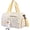 Yellow, variant on Women Sport Gym Bag Large Capacity Dry-Wet Separation Duffel with Shoe Compartment for Gym and Weekend Travel, Yellow