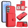 thumbnail image 2 of FOXDOCK Case for SAMSUNG Galaxy M15 RFID-Blocking Card Holder - Stylish Button Closure Design, 2 of 4