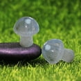 thumbnail image 2 of BNNG Crystal Mushroom Gemstone Sculpture Decor Carved Mini Crystal Mushrooms Polished Cute Mushroom Shaped Stones for Home Garden Decor Meditation Polished 0.81inch Perfect for Worry Stones, 2 of 3