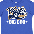 thumbnail image 4 of Inktastic Worlds Best Big Bro Gift for Brother Boys Toddler T-Shirt, 4 of 5