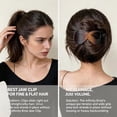 thumbnail image 3 of DUAIU 8Pcs Hair Claw Clips,8 Shape Acrylic Curved Hair Claw Clips Thick Hair Flat Alligator Hair Clips Strong Grip Hair Banana Barrettes for Styling Hair Accessories for Women and Girls, 3 of 5