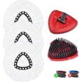 thumbnail image 2 of UYGDUY-Mop Heads for O Cedar EasyWring 1 Tank System Mop Heads Replacements, Full Set with 1 Base + 1 OCedar Scrubber Mop Head + 3 Spin Mop Replacement Heads, All-in-One Cleaning Kit for Home& Kitche, 2 of 4