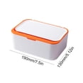 thumbnail image 2 of Caja de almacenamiento de toallitas para bebé, caja de almacenamiento de pañuelos versátil a prueba de polvo para el baño del hogar, 2 of 7
