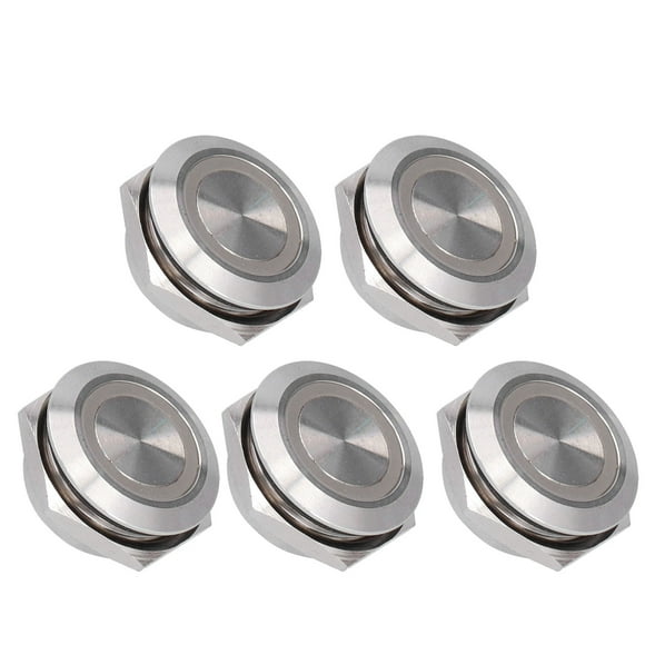Metal Push Button Switch,5Pcs Momentary Push Button Short Touch Push Button Buttons Indicators Impressive Results