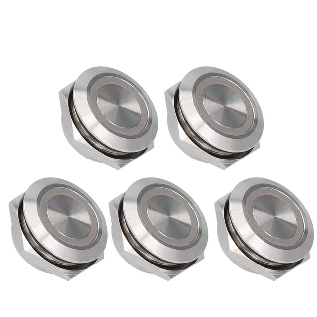 Interruptor de botón, 5 piezas de botón momentáneo, interruptor de tacto momentáneo, indicadores de botones, verdadera excelencia