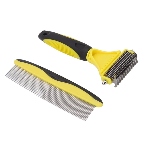 Kit De Rastrillo De Capa Interior Para Mascotas, Cepillo De Rastrillo De Capa Interior Para Mascotas De Doble Cara Nudo De Apertura Rápida De Acero Inoxidable Para Mascotas De ANGGREK Otros