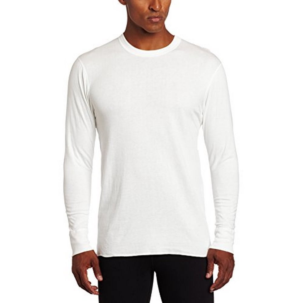 Thermals Men's LongSleeve BaseLayer Shirt, Winter White S Walmart