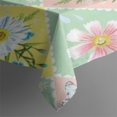 thumbnail image 3 of Pioneer Flower Floral Print Pattern Rectangle Tablecloth 60"x84",Waterproof Polyester Rectangle Table Cloth, Wipeable Spillproof Polyester Tablecloth for Dining, Camping, Indoor and Outdoor, 3 of 5