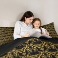 thumbnail image 5 of Feelyou Gold Mandala Damask Full Size Comforter Sets, Rustic Butterfly Bedding Sets, 3pcs, 5 of 8