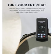 Tune-bot Studio TBS-001 Digital Drum Tuner Clip-On Tuner for Acoustic Drum Kits, Precision Drum Tuning with Save & Recall Function