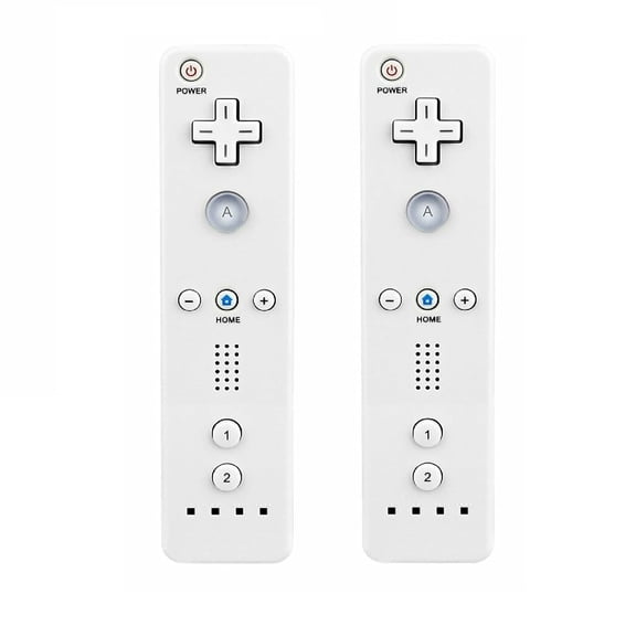 Wii Controllers 2 Pack, Controller Replacement for Wii Remote Controllers