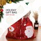 thumbnail image 5 of Bolsas de regalo de arpillera de Navidad, organizador de envoltura con cordón de gran capacidad para vacaciones, paquetes de almacenamiento de joyas para dulces, hogar, anciano, 2 piezas Speravity HA009297-01, 5 of 6