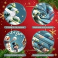 thumbnail image 4 of Snowman Let it Snow Banner Snowflake Winter Backdrop Plaid Scarf Red Cardinal Christmas Background for Winter Party Christmas Celebration Home Decor, 4 of 9