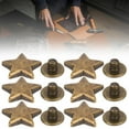 thumbnail image 2 of Garosa Star Shape Rivet,50 Sets Star Shape Rivet 12MM Flat + Screw Clothes Accessory Anti‑Corrosion Zinc Alloy,Belt Rivet, 2 of 8