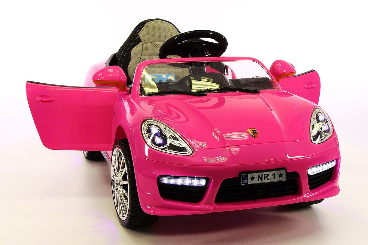 pink porsche toy car
