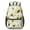 Black, variant on 17 Inch Lightweight Backpack,PVC Waterproof Oxford Fabric, Ergonomically Designed, with Large Capacity, Sunflower Print