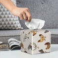 thumbnail image 6 of Yiaed Various Chicken Print Tissue Box Cover, PU Leather Decorative Organizer for Tabletop, Bathroom, Car, Office Creative Decorative, 6 of 7