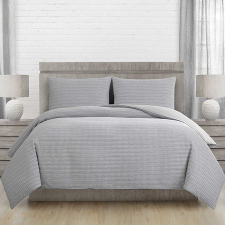 Wakefield King Comforter Set In Grey Walmart Com