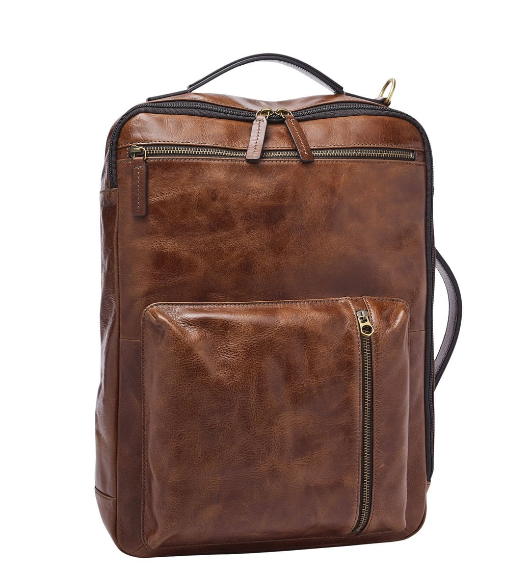 Fossil Cognac Leather Buckner 