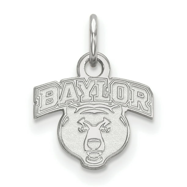 Baylor University Bears Bruiser School Mascot Head Pendant In Sterling Silver 10x11mm Walmart Com Walmart Com