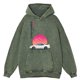 thumbnail image 2 of Sudadera con capucha estilo hip hop holgada y cálida para hombre, ropa de estilo retro desgastado con lavado inicial de coches de carreras japoneses GTR R34, 100 % algodón, talla grande, 2 of 5