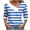 Blue, variant on Utoimkio Women's V Neck Long Sleeve T Shirts Casual Floral Print Tunic Tops Basic Tees Blouses for Women