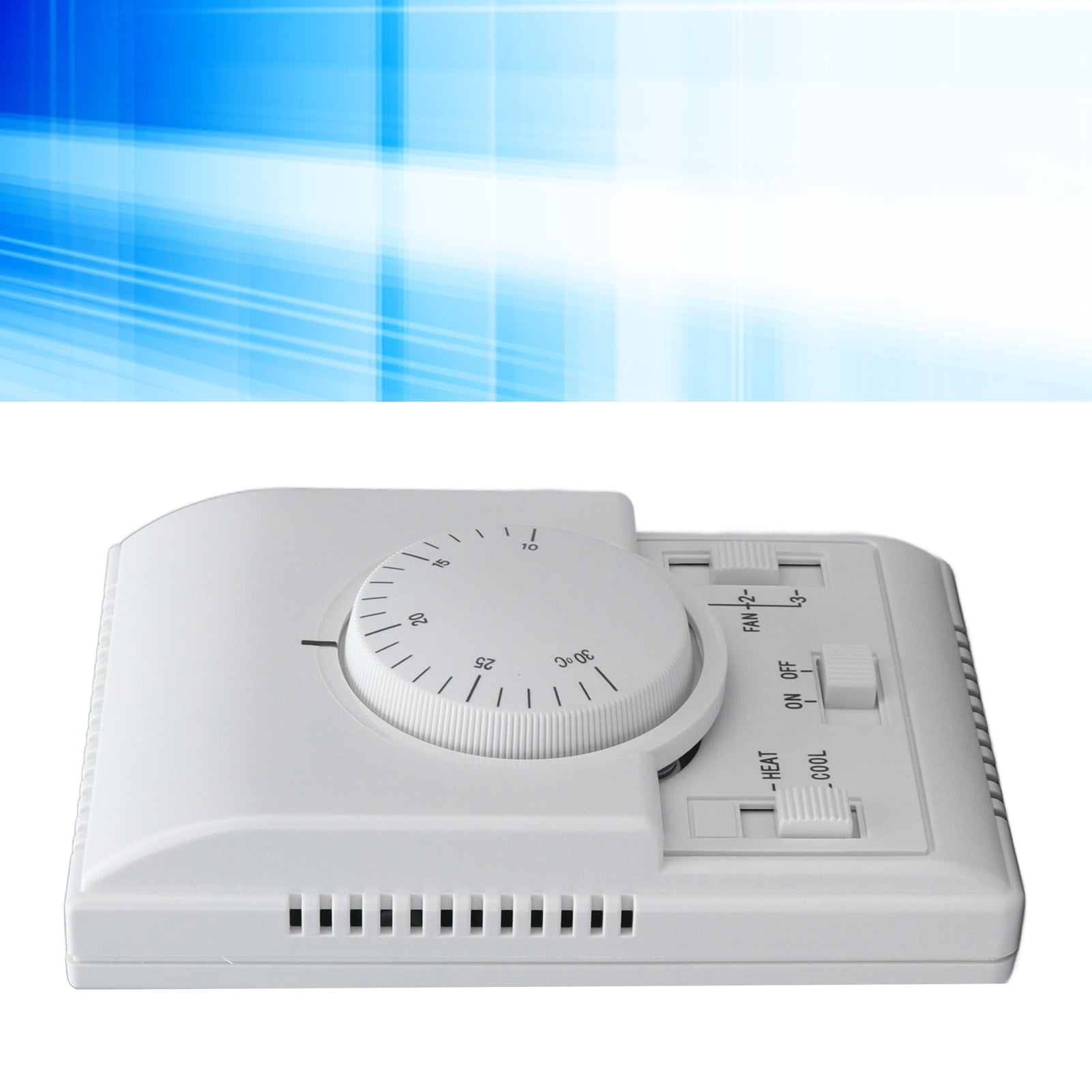 Brrnoo Central Air Conditioning Thermostat,Central Air Conditioning Thermostat 2 Way Mechanical