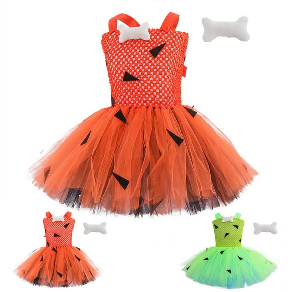 Fesfesfes Toddler Girl Clothes Toddler Kids Halloween Girls Fashion Cute Cosplay Party Clothing Princess Dress Hairpin Set