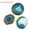 Blue, variant on HOOUN 1x Natural Agate Geode Slices Druzy Crystal Coasters Cup Mat Pad Home Decor Gift-Blue