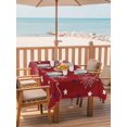 thumbnail image 3 of Rectangle Outdoor Tablecloth With Umbrella Hole And Zipper– 4th of July Waterproof Patio Table Cover for Party, Picnic, Backyard, 60"x102" , Patriotic America Stars Memorial Day Red, 3 of 8