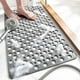 thumbnail image 1 of Tapete de ducha antideslizante con ventosas y orificios de drenaje, tapete de bañera suave lavable a máquina de 30x17 pulgadas, tapete de baño antideslizante para bañera, 1 of 5