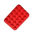 thumbnail image 4 of Happon Silicone Muffin Pan Cupcake - Mini 24 Cups Muffin Tin, Nonstick BPA Free Food Grade Silicone Molds Red, 4 of 6
