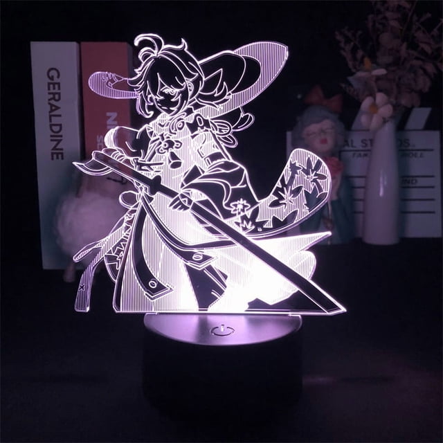 Luz nocturna LED 3D Plants vs Zombies Kaedeharas Kazuhas